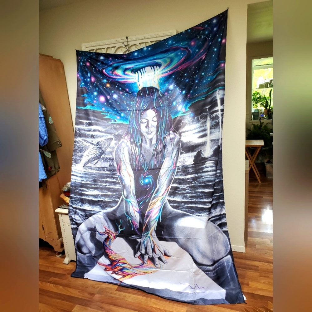 3rd Eye Tapestry Divine Feminine Grounding NWOT